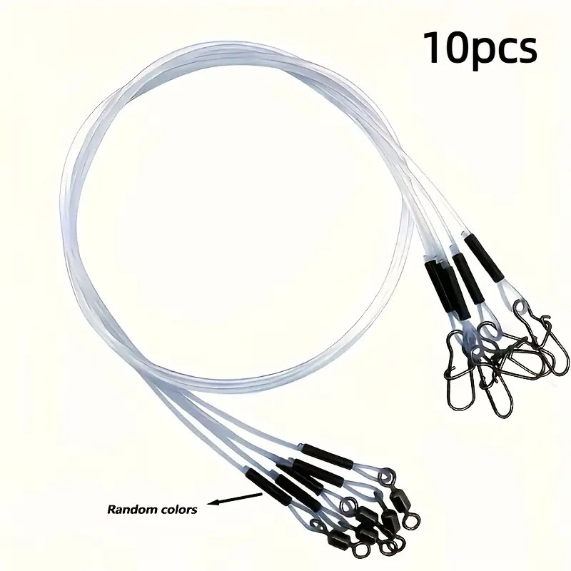 Leader Line - 10pcs Heavy-Duty Fluorocarbon Fishing Leader Line