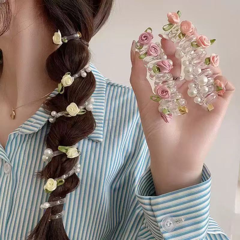 Braided Line - New Sweet Butterfly Rose Bead Phone