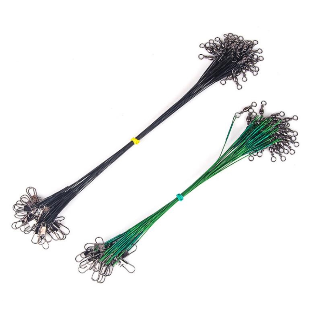 10pcs/lot Anti Bite Steel Fish - Leader Line review and price