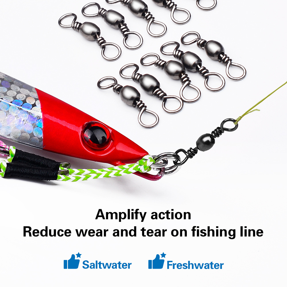 100Pcs Fishing Swivels Connect - Leader Line review and price