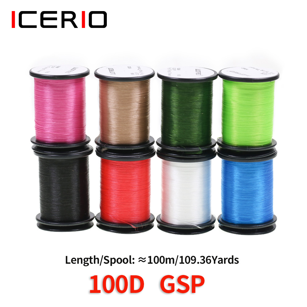 ICERIO 2PCS 100D GSP Fly Tying - Ice Fishing Line review and price